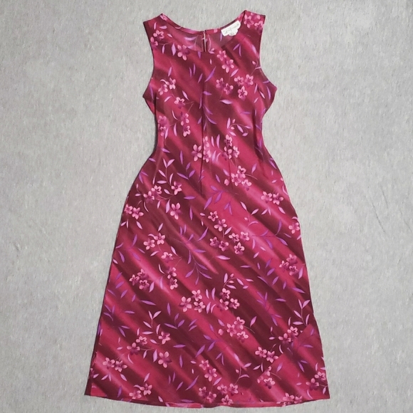 Vintage Dresses & Skirts - Vintage Y2K Early 2000's My Michelle Floral Summer Tank A Line Midi Dress
